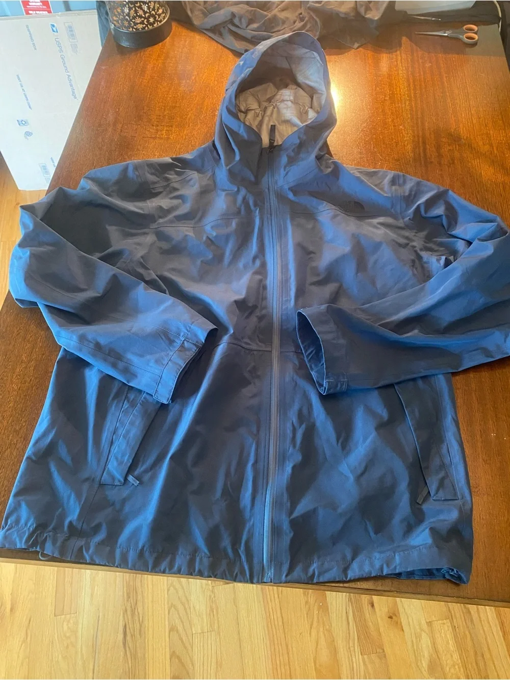 The North Face FUTURELIGHT Men’s XL Blue Hooded Full Zip Jacket Zipped Pockets